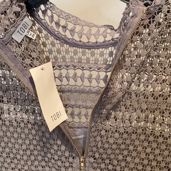Tobi grey lace dress - Picture 3 of 5